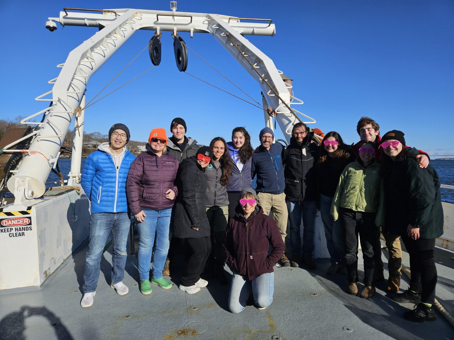 Winter transect cruise crew 2024